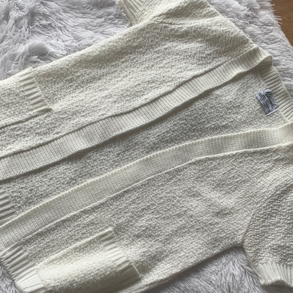 Vintage Milrank Cream Open-Front Cardigan Sweater - Picture 4 of 16